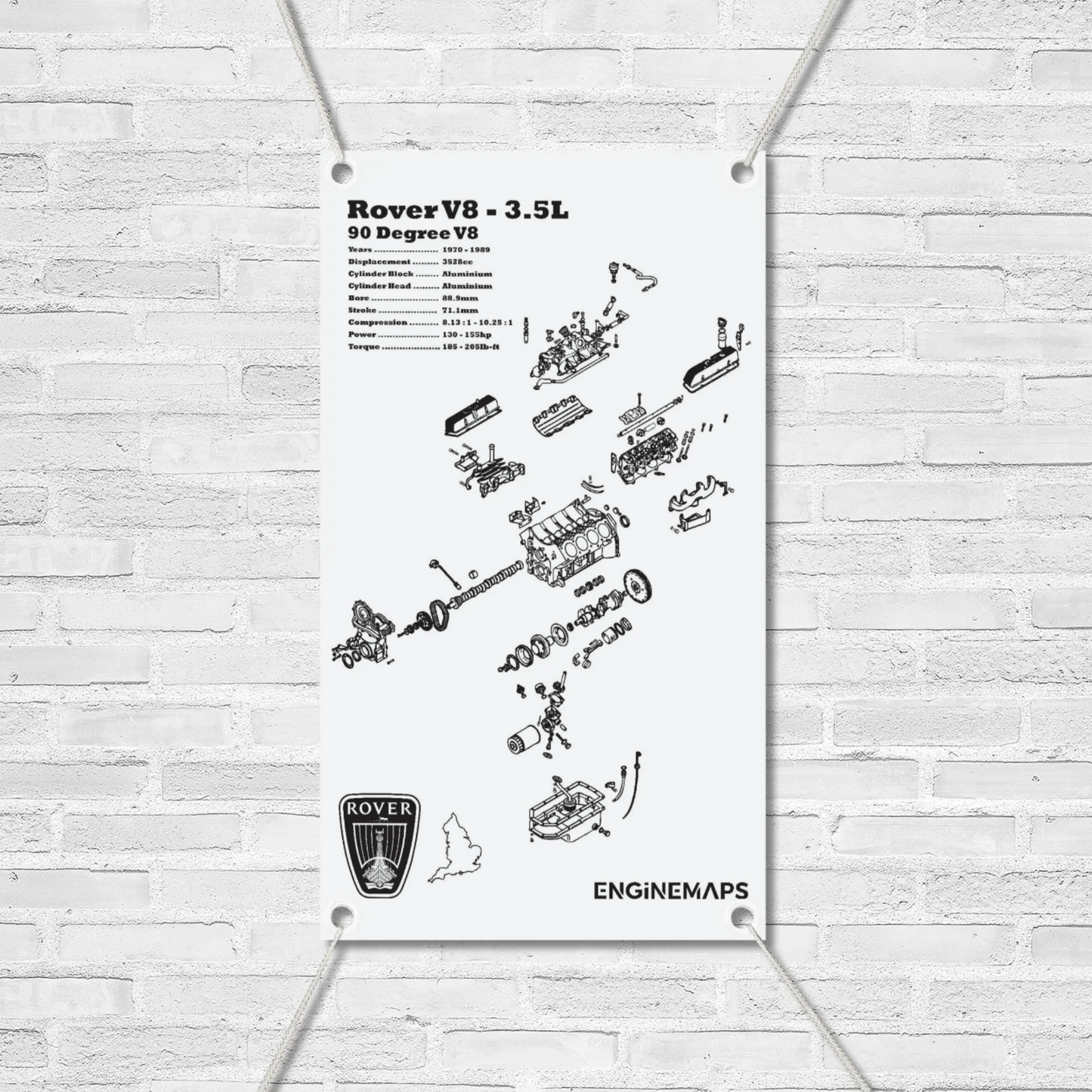 Rover 3.5L Exploded View Banner