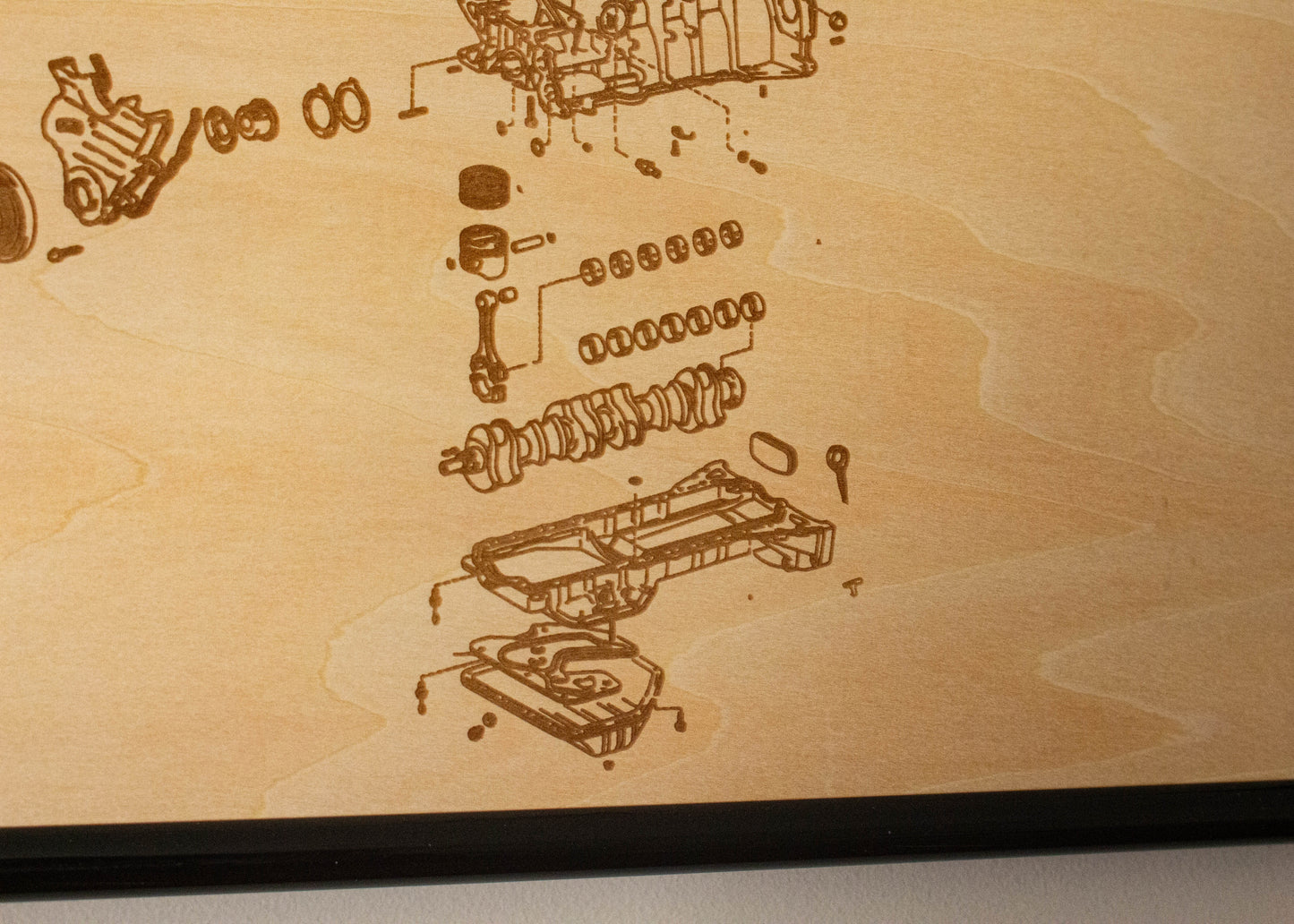 Toyota 2JZ - GTE 3.0L Exploded View Poster