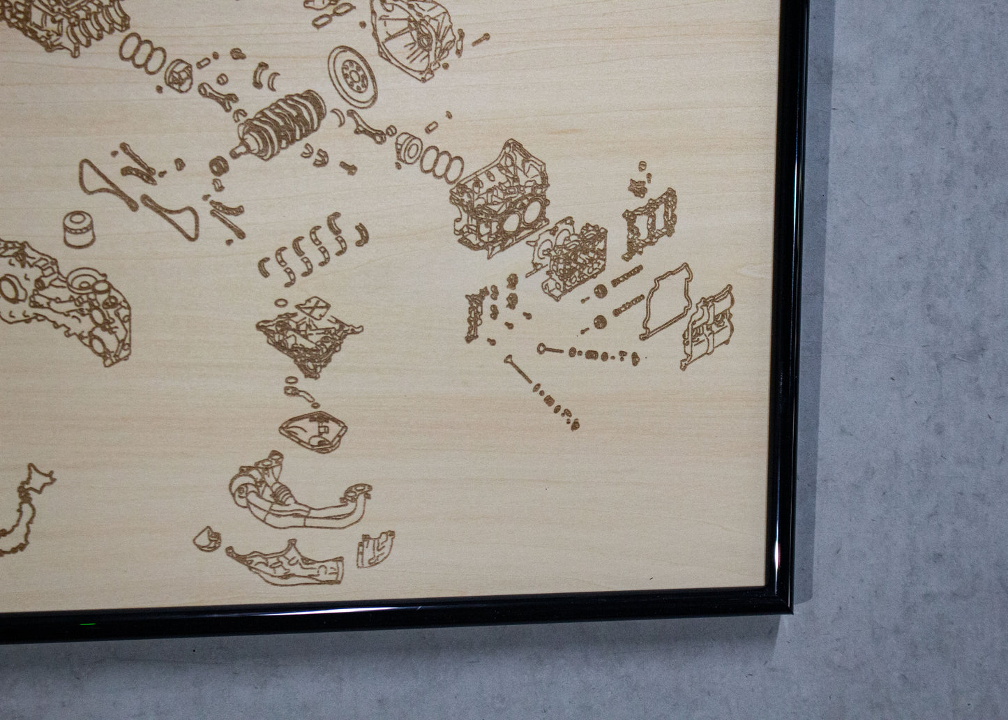 Subaru FA20 2.0L Exploded View Poster