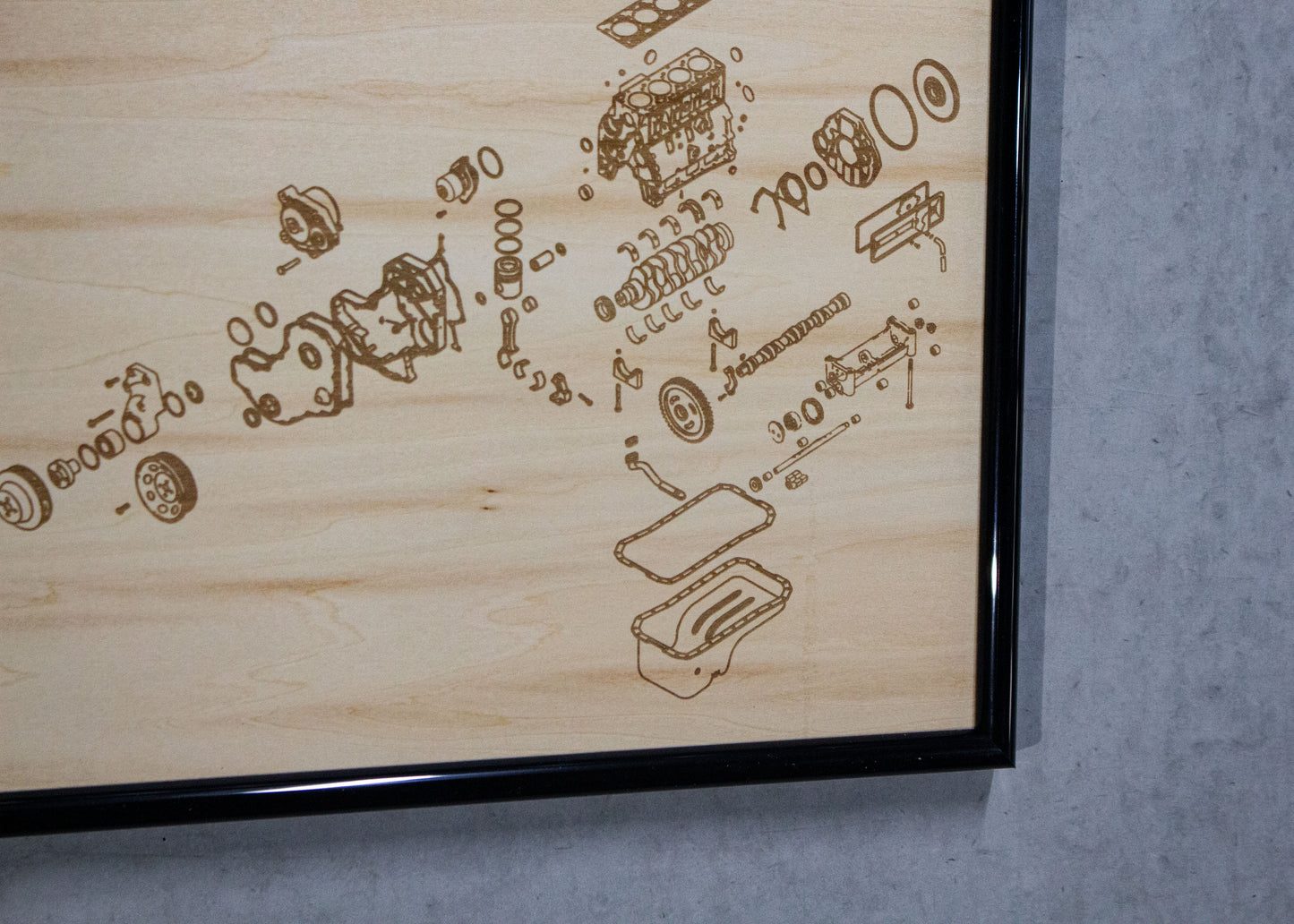 Cummins 4BT 3.9L Exploded View Poster
