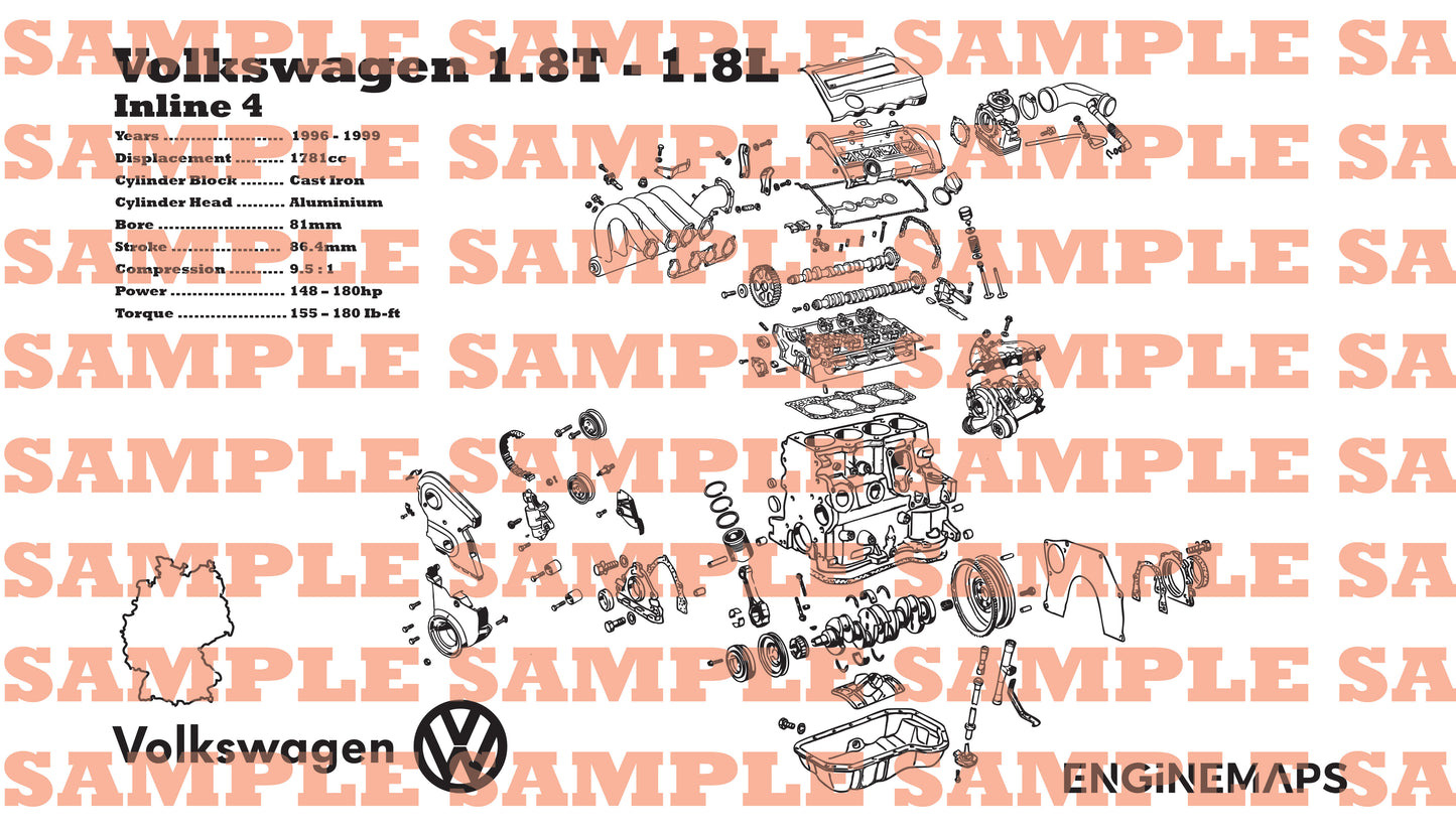 Volkswagen 1.8T [AEB] Exploded View Banner