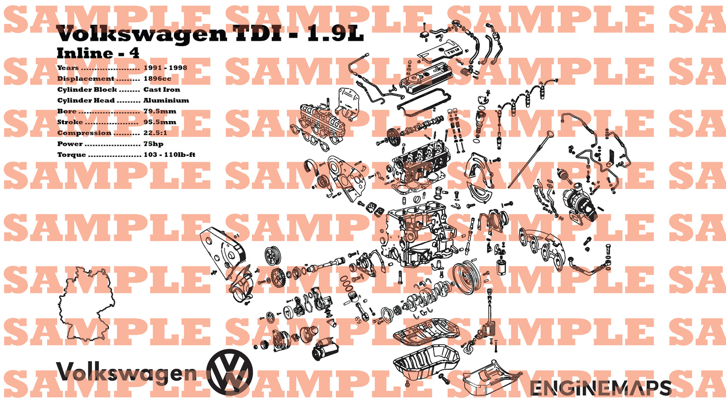 Volkswagen 1.9TDI [AAZ] Exploded View Banner