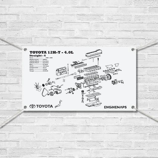 Toyota 12H-T 4.0L Exploded View Banner