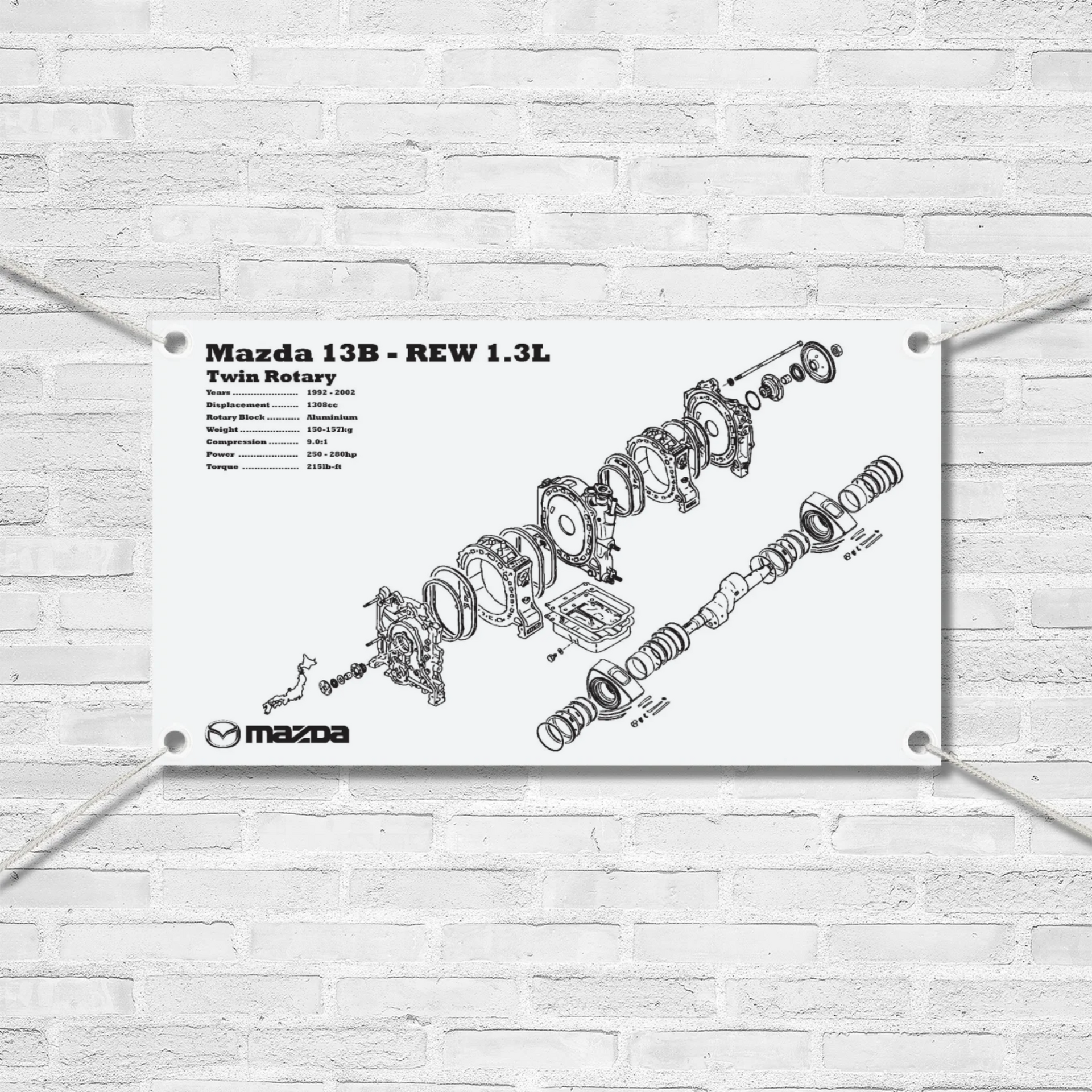 Mazda 13B-REW 1.3L Exploded View Banner – EngineMaps Mazda 13B-REW 1.3L Exploded View Banner – EngineMaps