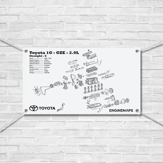 Toyota 1G-GZE 2.0L Exploded View Banner