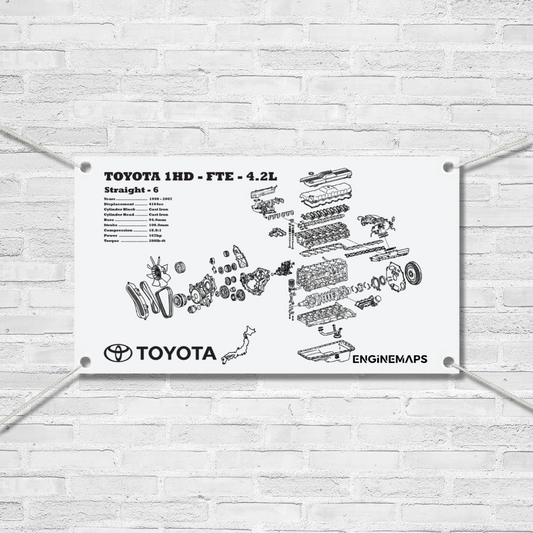 Toyota 1HD-FTE 4.2L Exploded View Banner