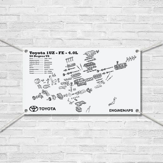 Toyota 1UZ-FE 4.0L Exploded View Banner