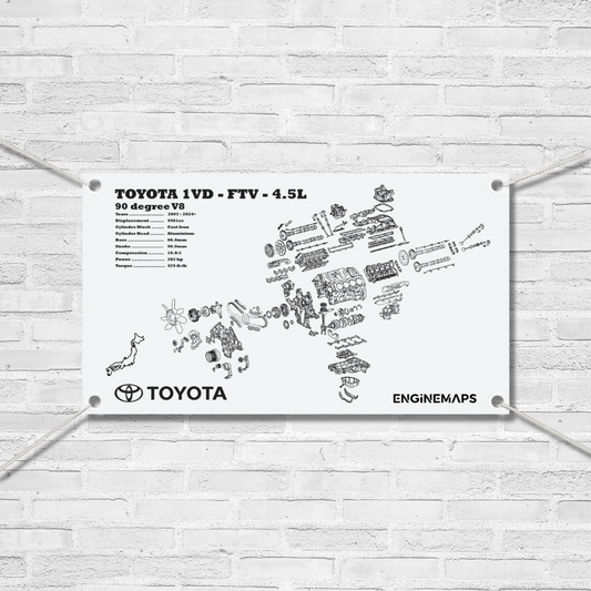 Toyota 1VD-FTV 4.5L Exploded View Banner