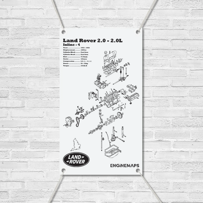 Land Rover 2.0L Exploded View Banner – EngineMaps