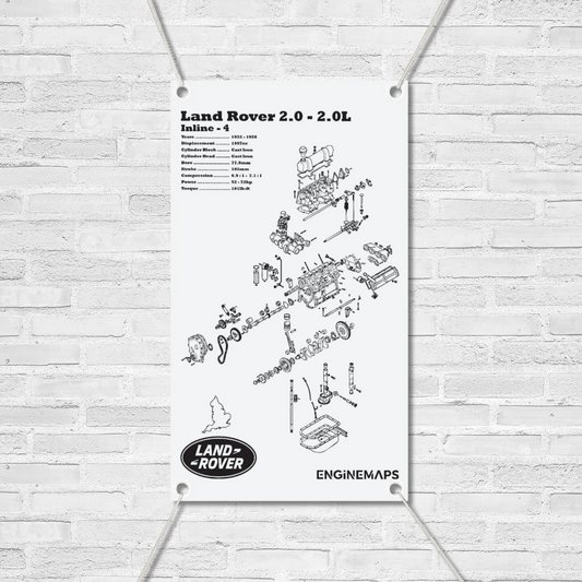 Land Rover 2.0L Exploded View Banner