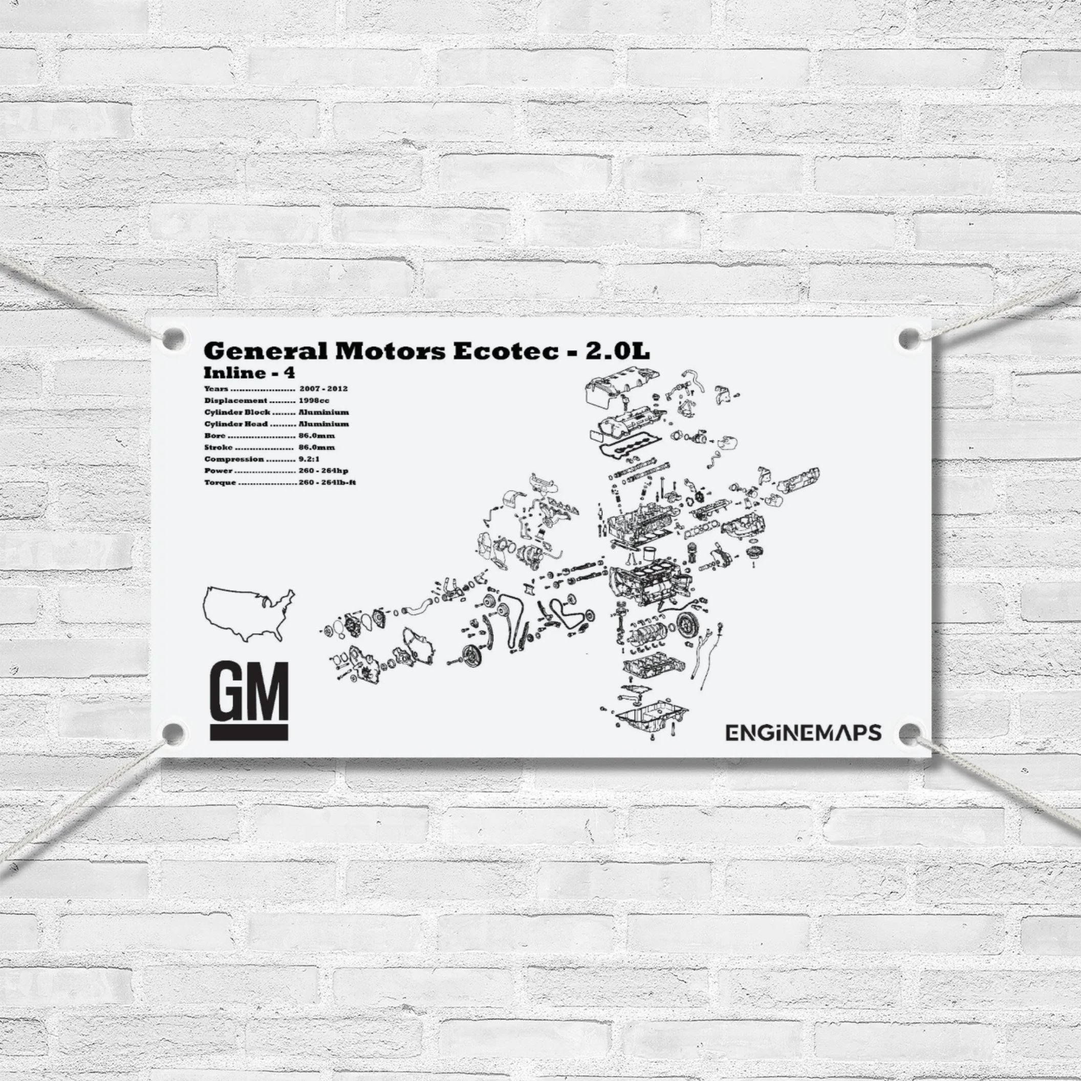 Lnf Engine Block General Motors LNF Ecotec 2.0L Exploded View Banner – EngineMaps