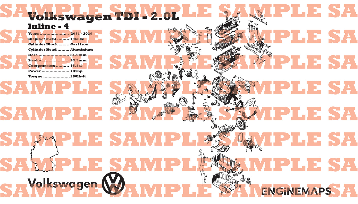 Volkswagen 2.0TDI [CUNA / CUPA] Exploded View Banner