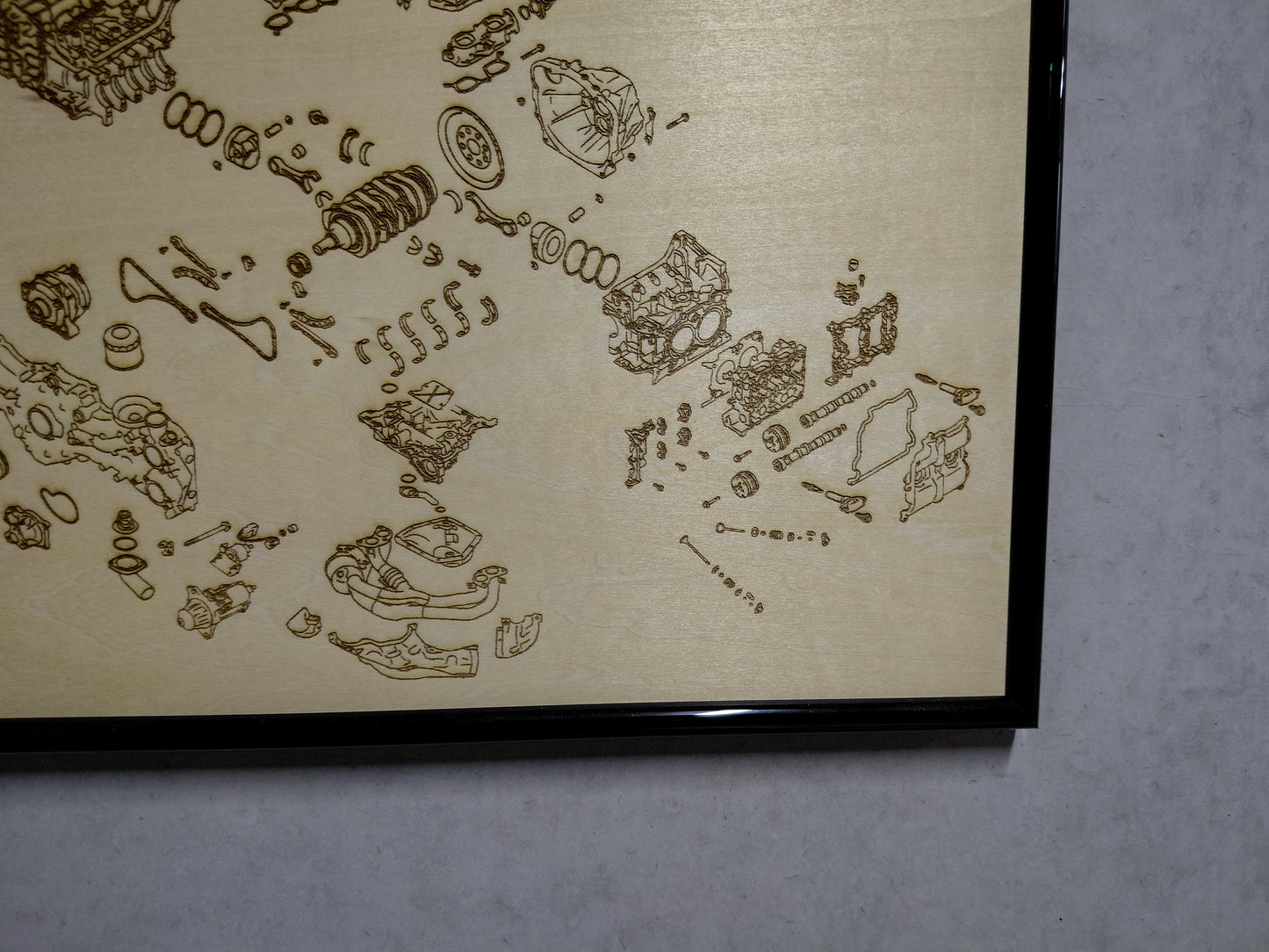 Subaru FB20 2.0L Exploded View Poster