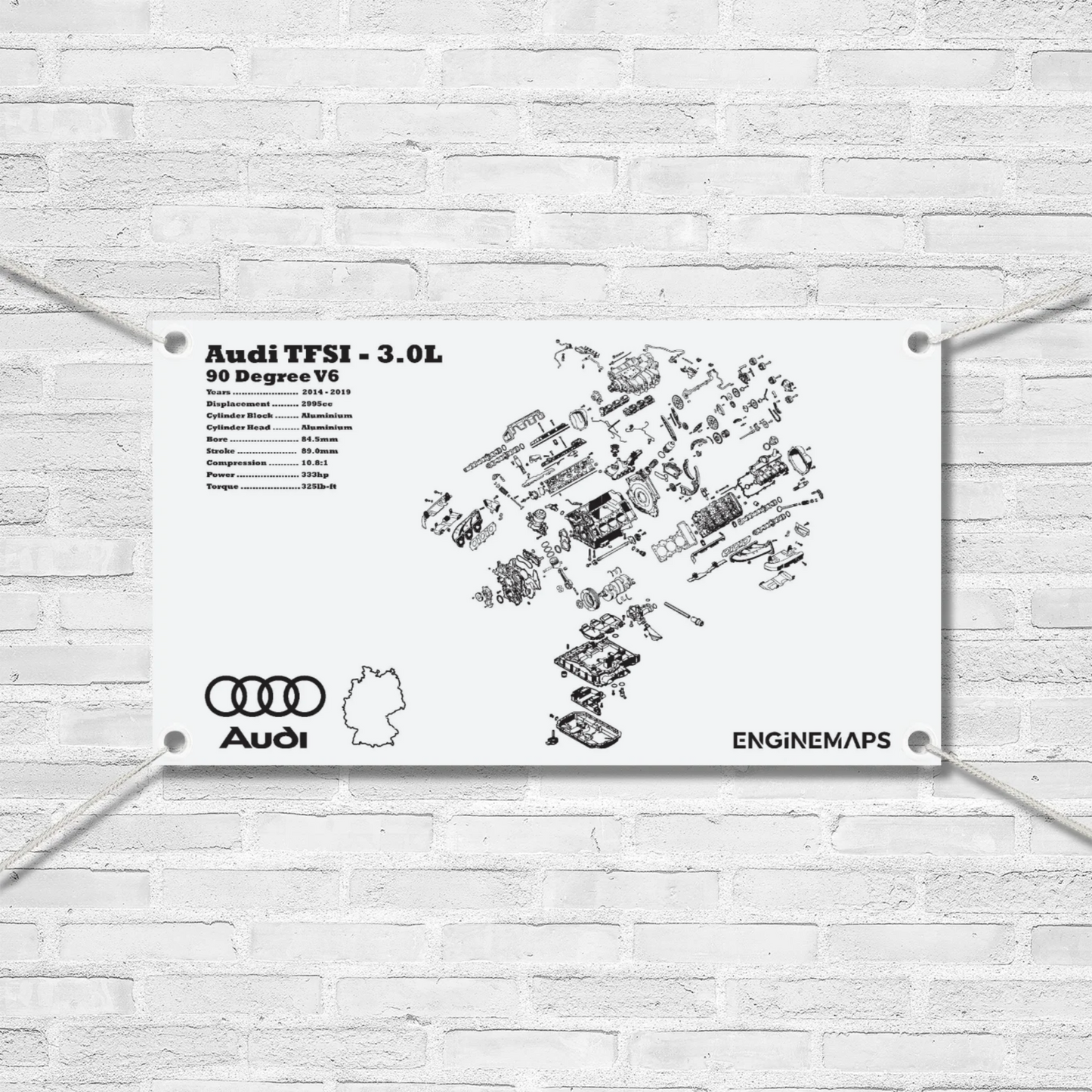 Audi 3.0L TFSI [CREC] Exploded View Banner
