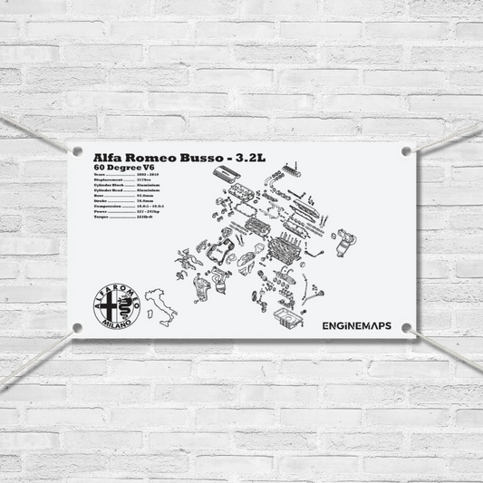 Alfa Romeo Busso 3.2L Exploded View Banner