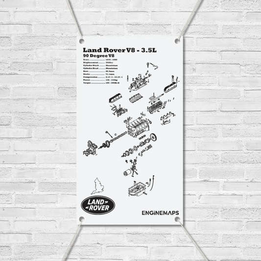 Land Rover 3.5L Exploded View Banner