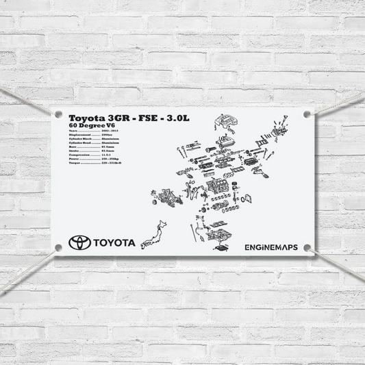 Toyota 3GR-FSE 3.0L Exploded View Banner