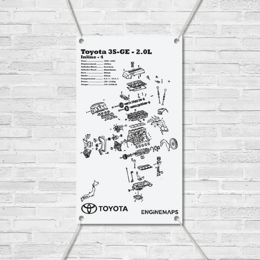 Toyota 3S-GE [BEAMS] 2.0L Exploded View Banner