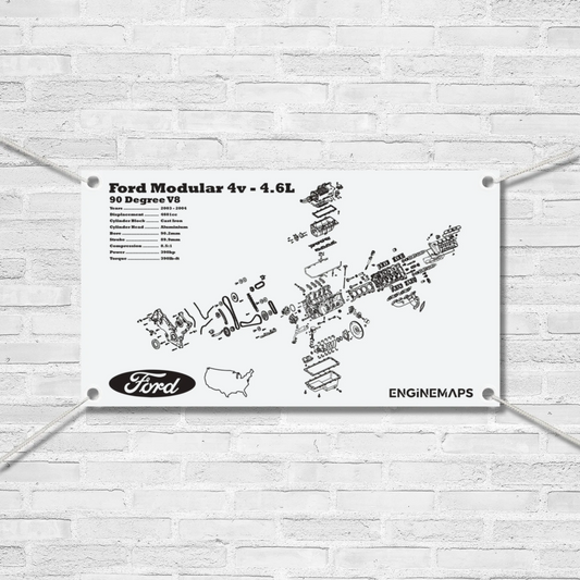 Ford Modular 4v 4.6L [Supercharged] Exploded View Banner