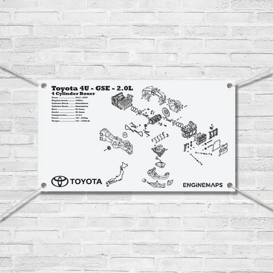 Toyota 4U-GSE 2.0L Exploded View Banner