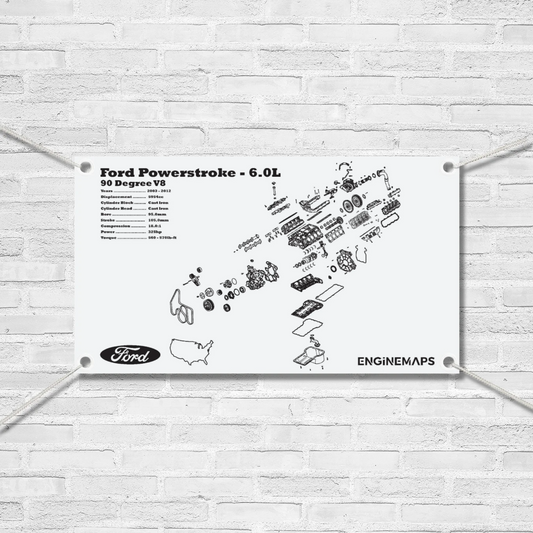 Ford Powerstroke 6.0L exploded view banner