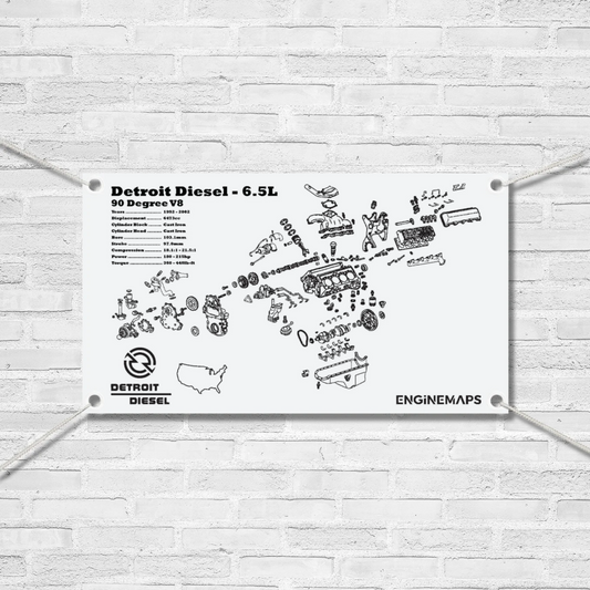Detroit Diesel 6.5L Exploded View Banner