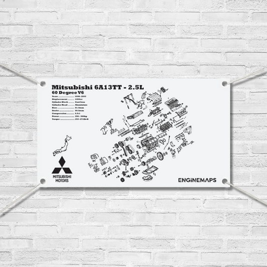 Mitsubishi 6A11TT 2.5L Exploded View Banner