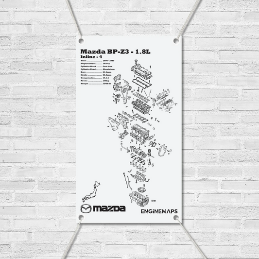 Mazda BPZ3 1.8L Exploded View Banner