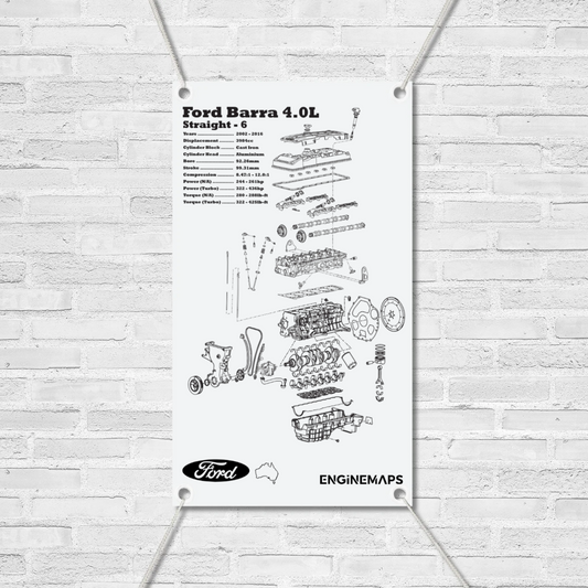 Ford Barra 4.0L Exploded View Banner