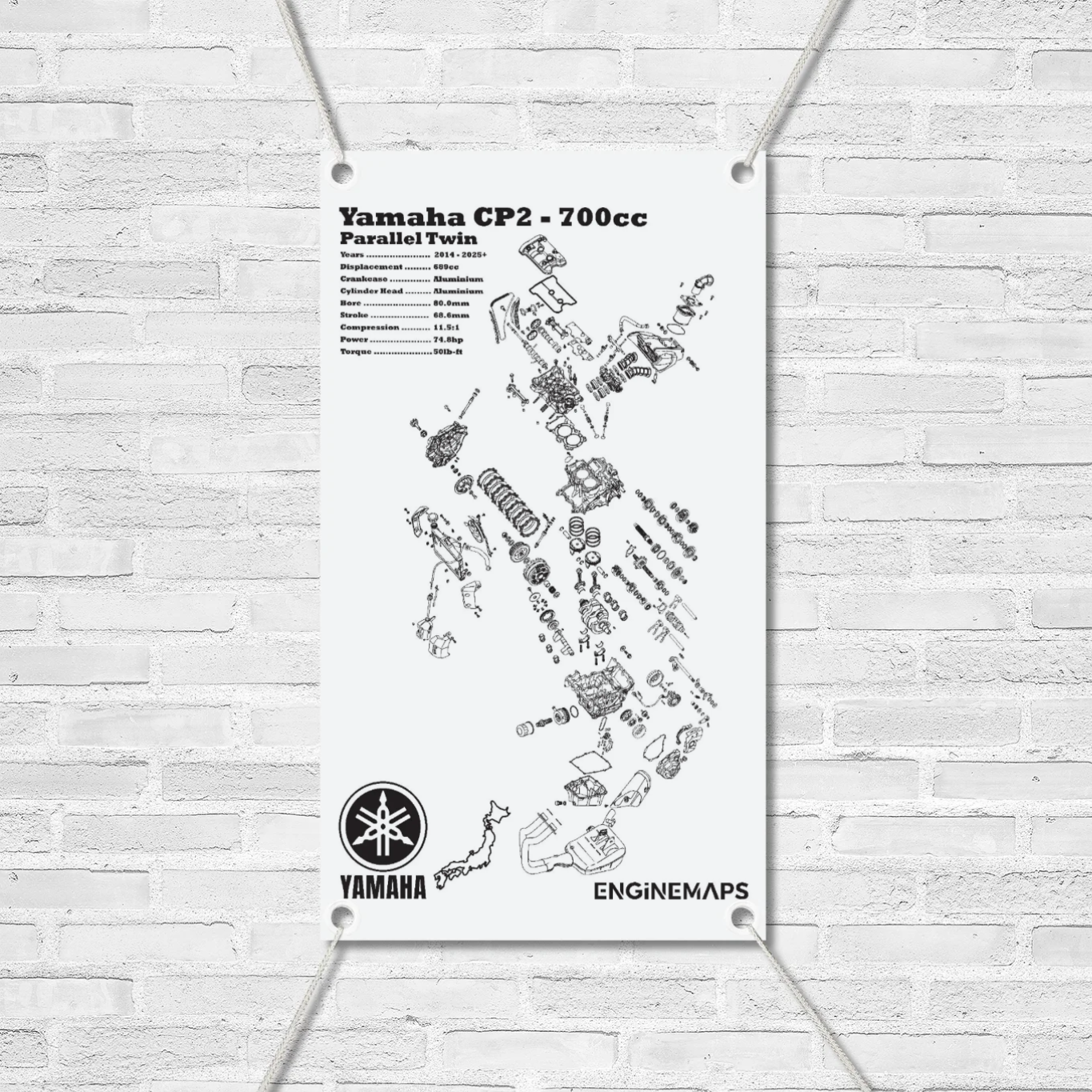 Yamaha CP2 700cc Exploded View Banner