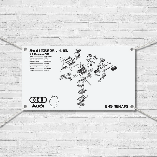 Audi EA825 4.0L Exploded View Banner