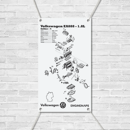 Volkswagen EA888 GEN 2 1.8L TSI Exploded View Banner