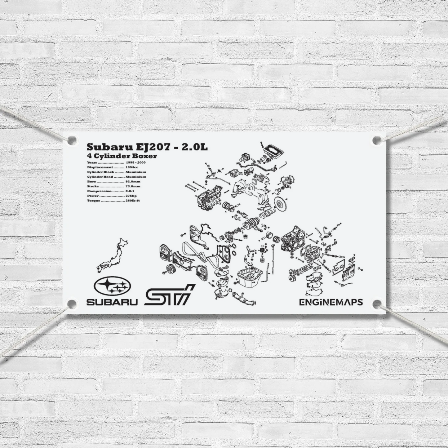 Subaru EJ207 2.0L [Non VCT] Exploded View Banner