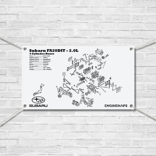 Subaru FA20DIT / FA20F 2.0L Exploded View Banner