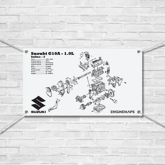 Suzuki G10A 1.0L Exploded View Banner