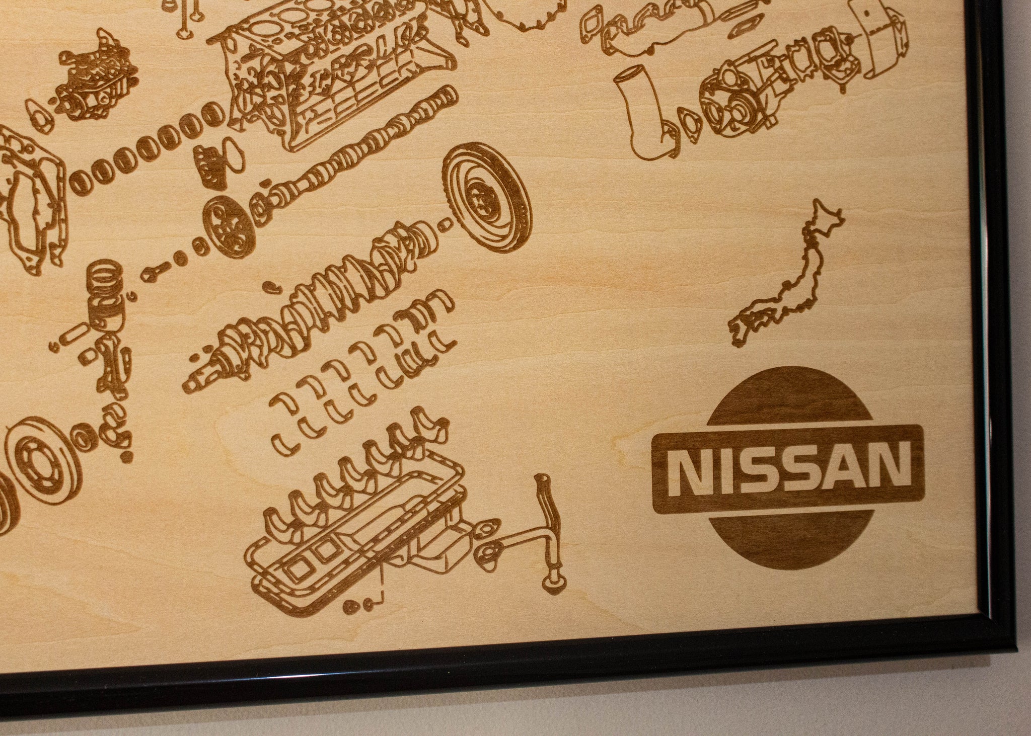Nissan TD42T 4.2L exploded view poster