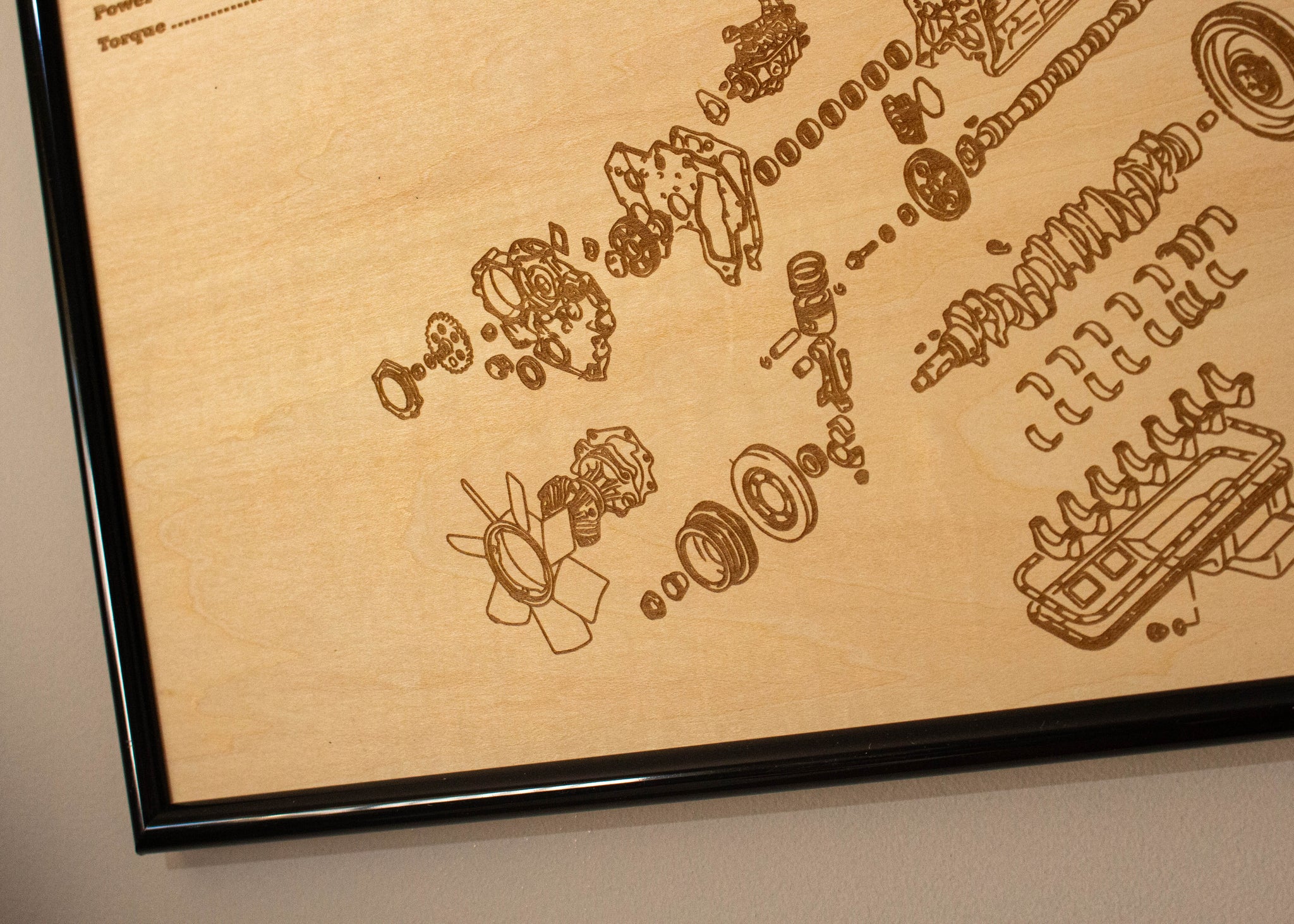 Nissan TD42T 4.2L exploded view poster