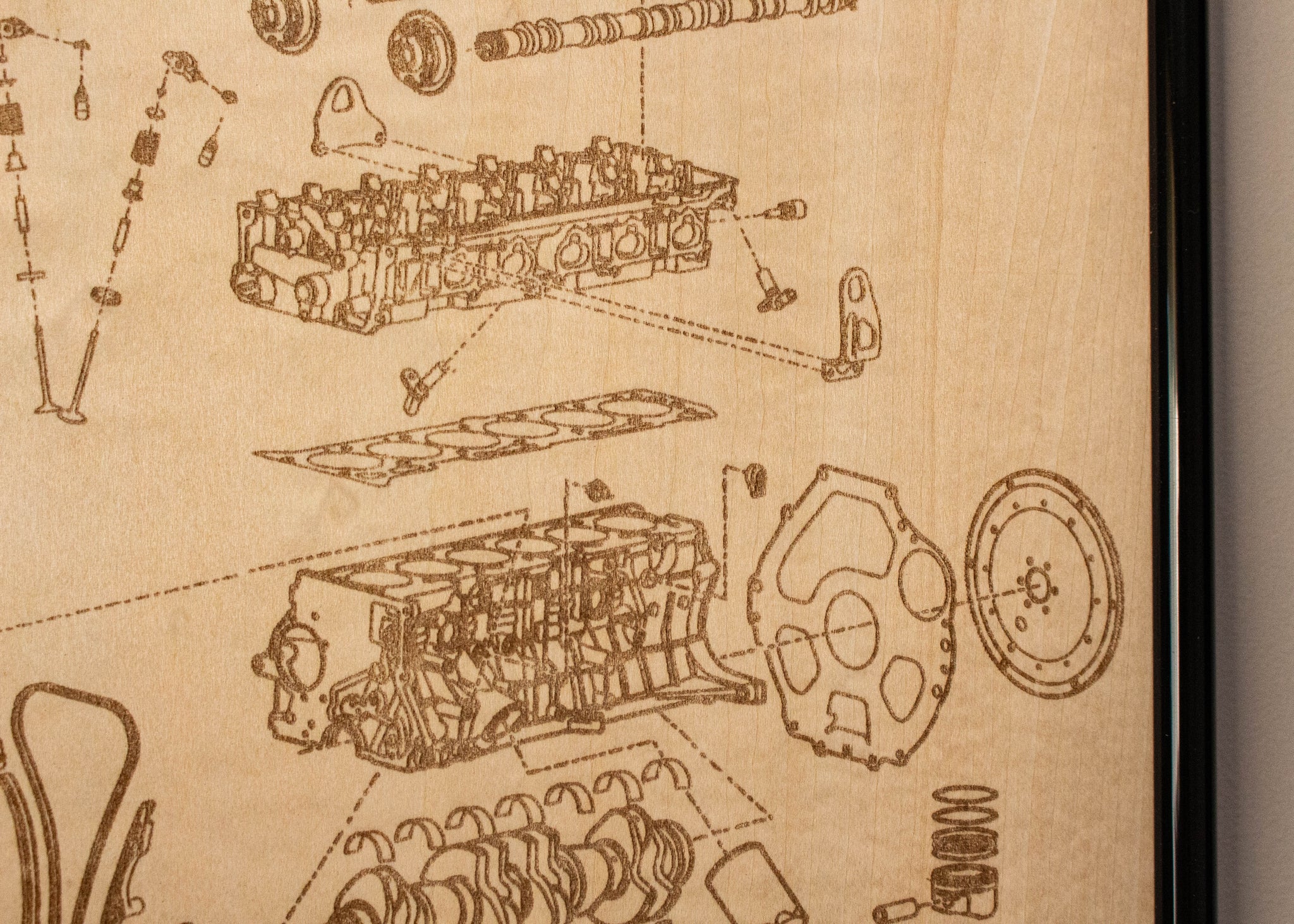 Ford Barra 4.0L Exploded View Poster