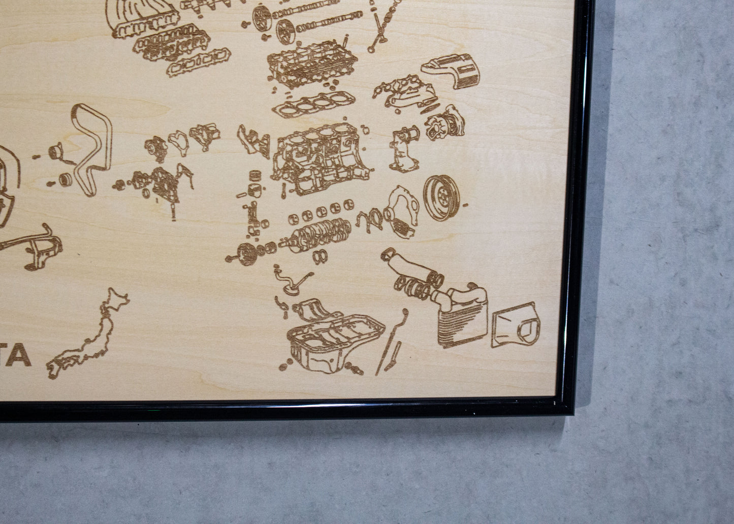 Toyota 3S-GTE 2.0L [2nd Gen] Exploded View Poster