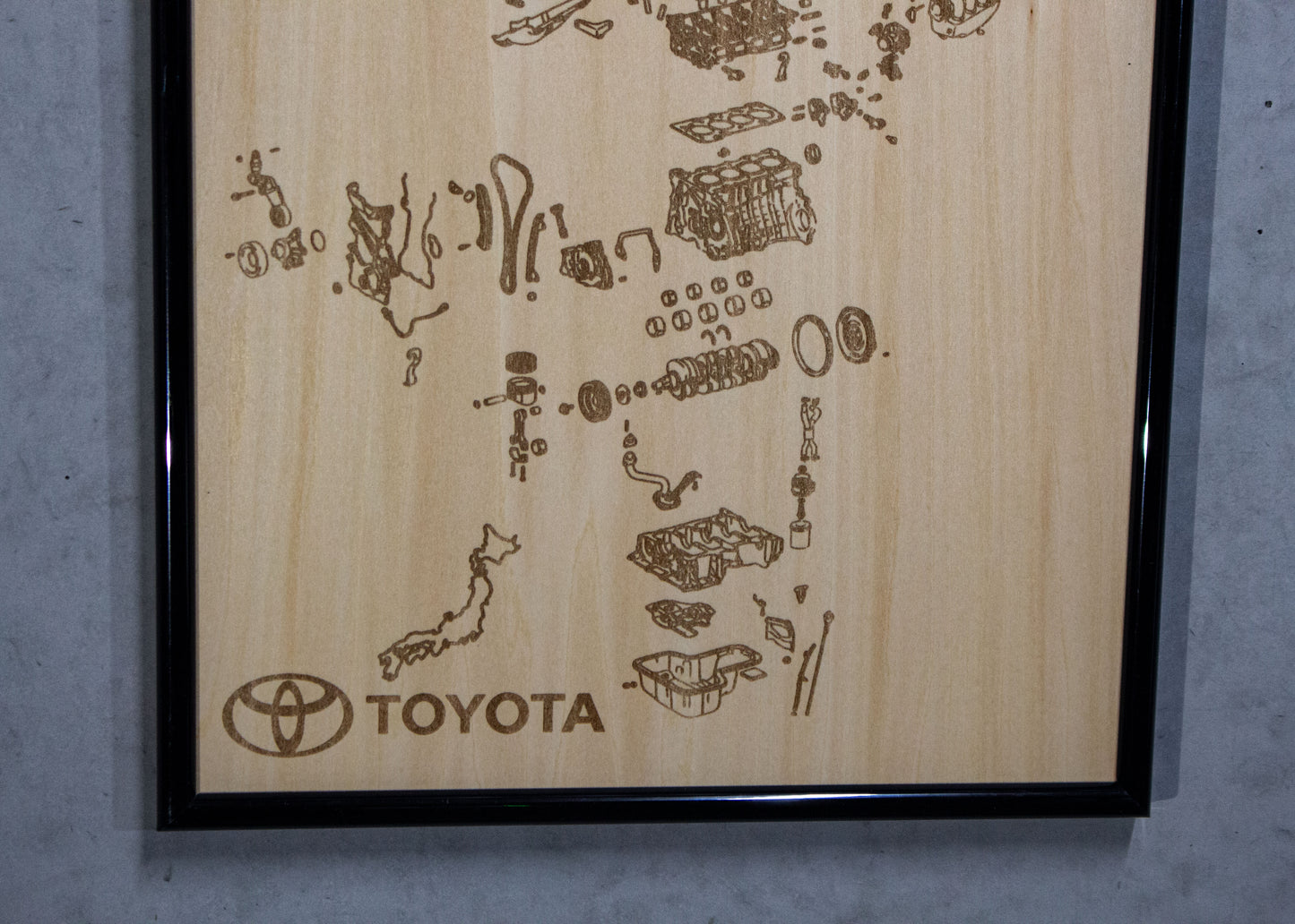 Toyota 2ZZ-GE 1.8L Exploded View Poster