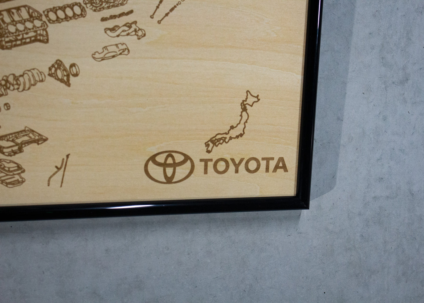 Toyota 1UZ-FE 4.0L Exploded View Poster