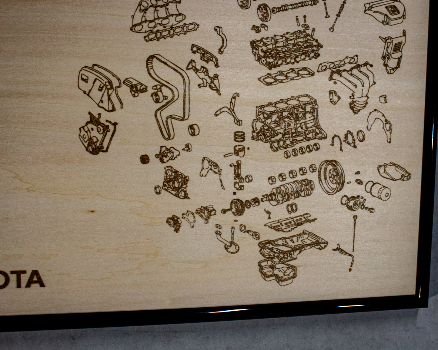 Toyota 3S-GE 2.0L [3rd Gen] Exploded View Poster
