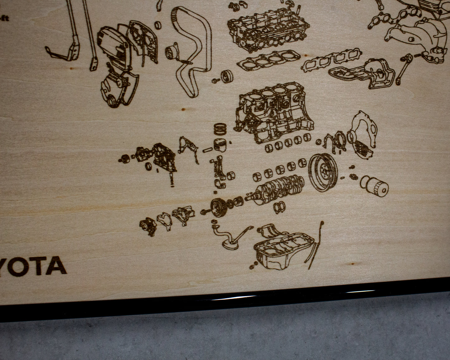 Toyota 3S-GE 2.0L [1st Gen] Exploded View Poster