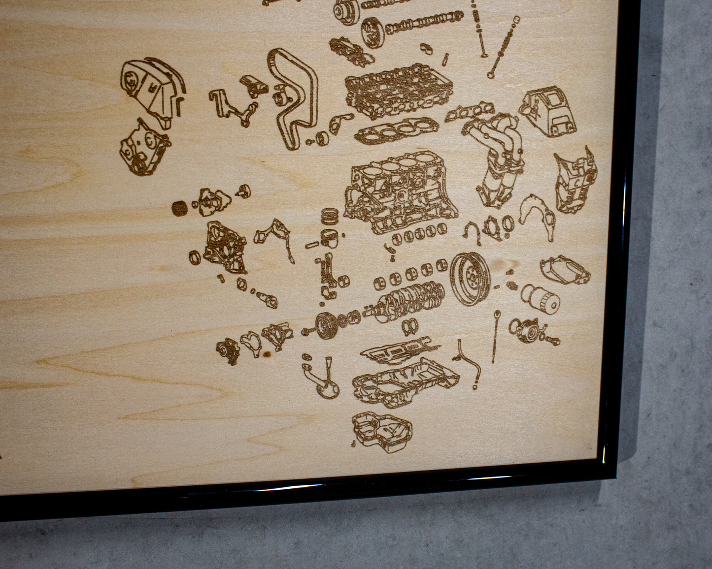 Toyota 3S-GE 2.0L [4th Gen] Exploded View Poster