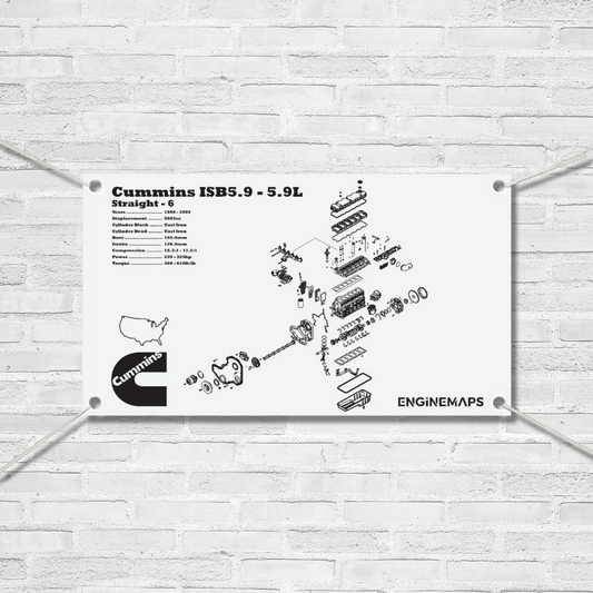 Cummins ISB5.9 5.9L Exploded View Banner