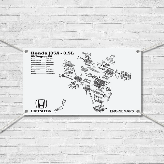 Honda J35A 3.5L Exploded View Banner