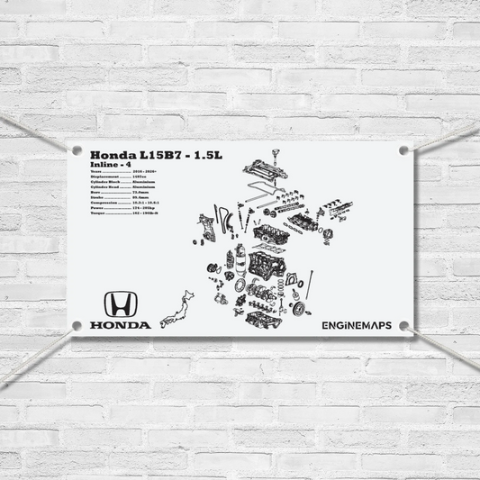 Honda L15B7 1.5L Exploded View Banner