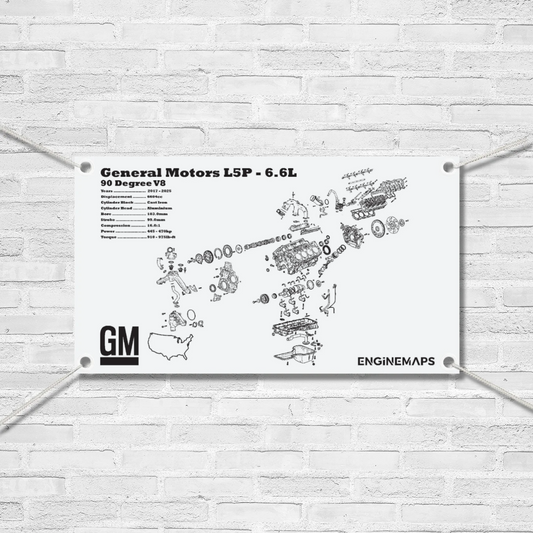 General Motors L5P 6.6L Exploded View Banner