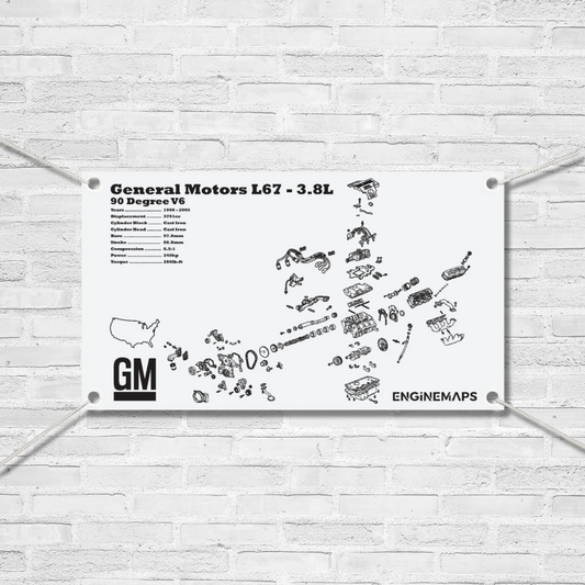 General Motors L67 Series II 3.8L Exploded View Banner