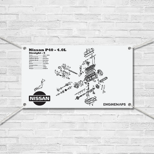 Nissan P40 4.0L Exploded View Banner